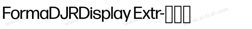 FormaDJRDisplay Extr字体转换